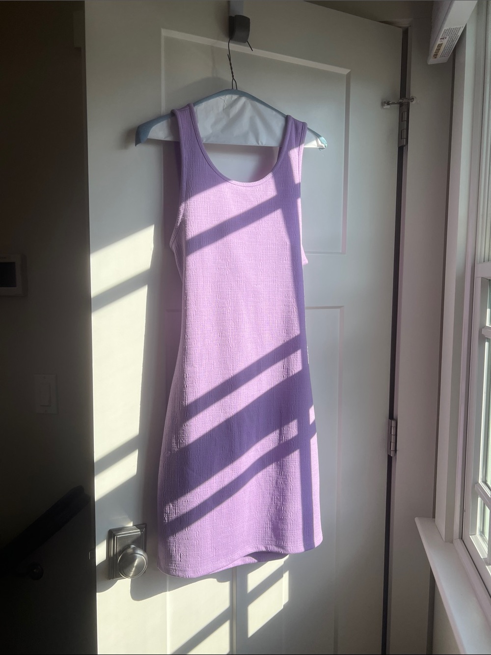 Roxy Lavender Scoop Neck Tank Mini Dress